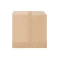Sachet frite ingraissable kraft brun 11x3,5x13,3 cm